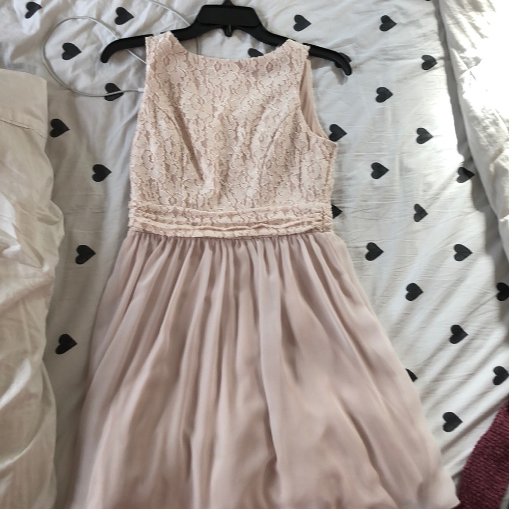 A gorgeous cream color dress on size 7 juniors